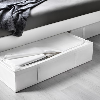 SKUBB Sanduk za odlaganje, bela, 90x53x19 cm