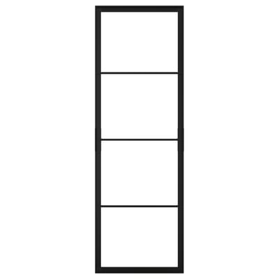 SKYTTA Okvir kliznih vrata, crna, 77x231 cm