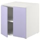 SMÅSTAD / PLATSA Element, bela lila/s 1 policom, 60x57x63 cm