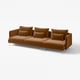 SÖDERHAMN Sofa 4-sed, Alhamn tamna žutosmeđa