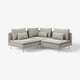 SÖDERHAMN Ugaona sofa, trosed, Viarp bež/smeđa