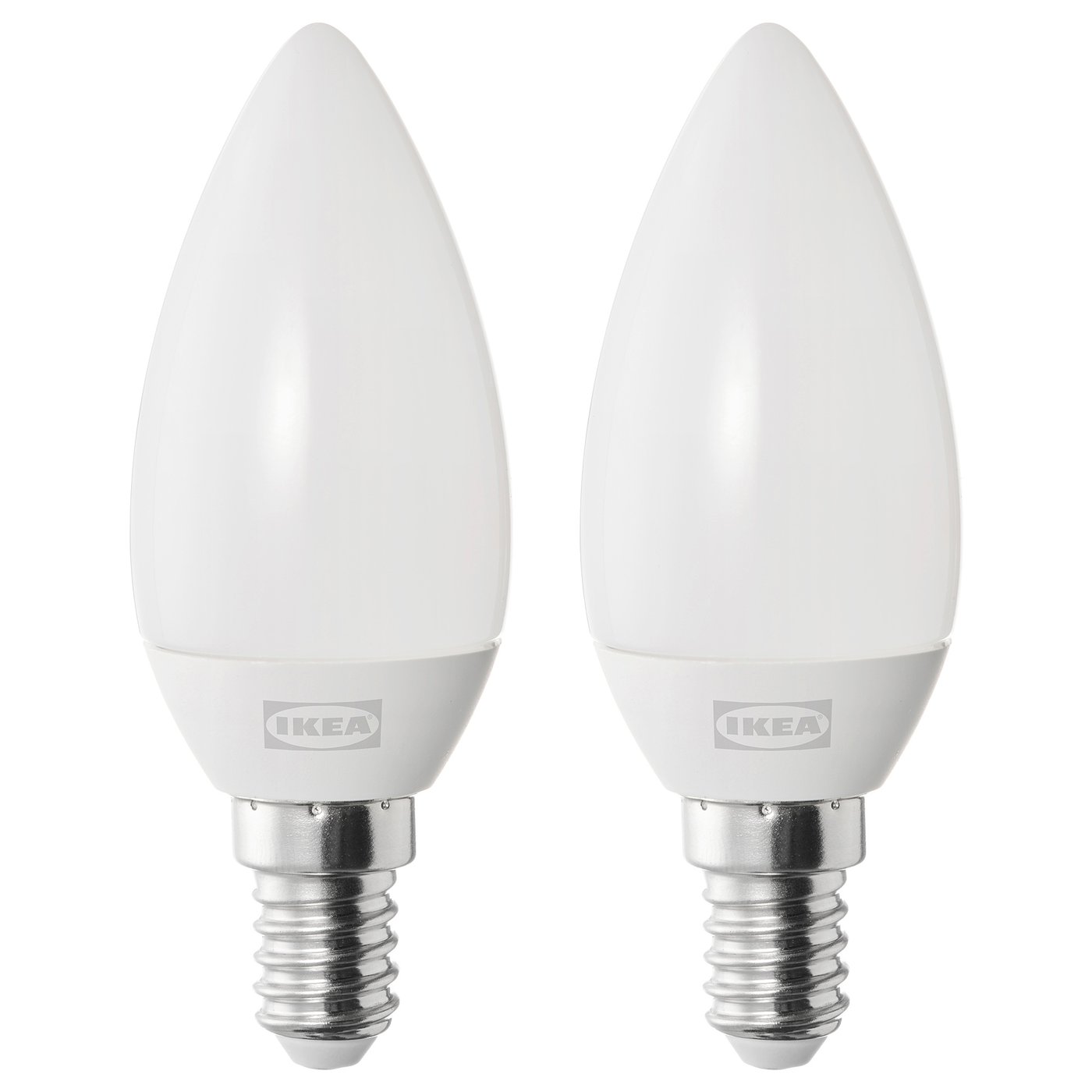 SOLHETTA LED sijalica E14 250 lumena, luster/opal bela