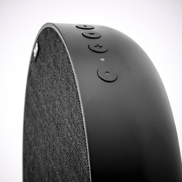 SOLSKYDD Prenosni Bluetooth zvučnik, crna, 19 cm