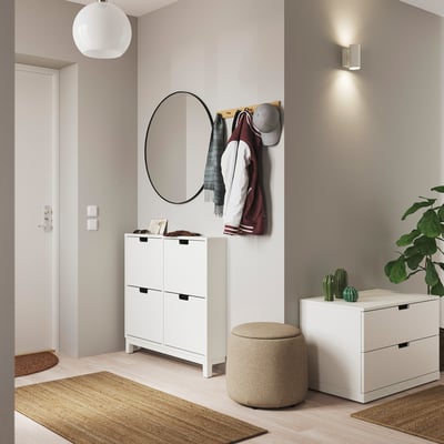 STÄLL / NORDLI Nameštaj za hodnik, 2 kom., bela