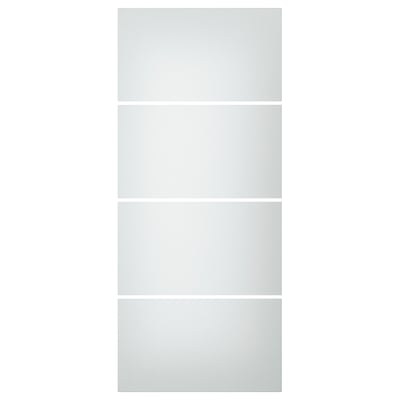 SVARTISDAL 4 panela za okvir kliznih vrata, bela imitacija papira, 100x236 cm