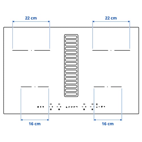 TÄCKNAN Ind pl/unut aspir s kompl za recirk, IKEA 300/crna