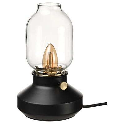 TÄRNABY Stona lampa, podesivog intenziteta boja antracita, 25 cm