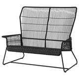 TALLSKÄR Sofa dvosed,spolja, boja antracita