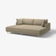UPPÅKRA Modularna sofa trosed, s lenjivcima/Johanneshov smeđebež