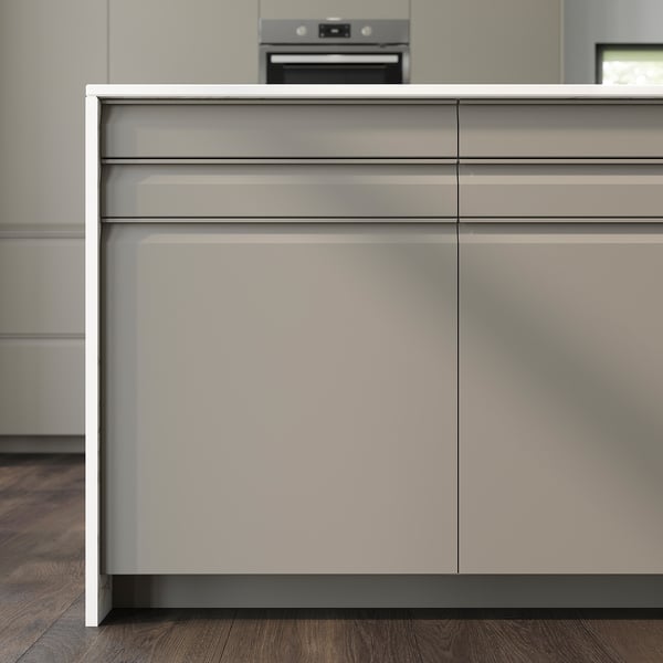 UPPLÖV Vrata, matirano tamnobež, 40x40 cm