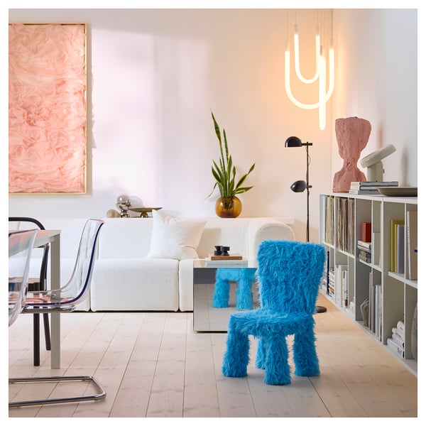 VARMBLIXT LED visilica, podesivog intenziteta pametno/belo staklo beli spektar, 46 cm