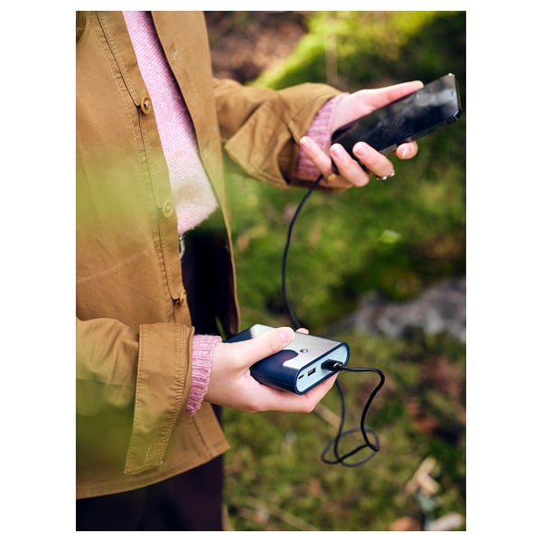 VARMFRONT Prenosni punjač, tamnoplava, 10400 mAh