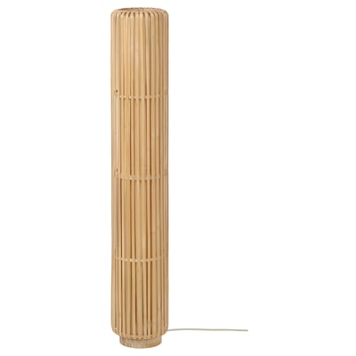 VARPTROSS Podna lampa, bambus, 118 cm