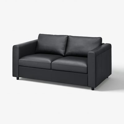 VIMLE Sofa dvosed, Grann/Bomstad crna