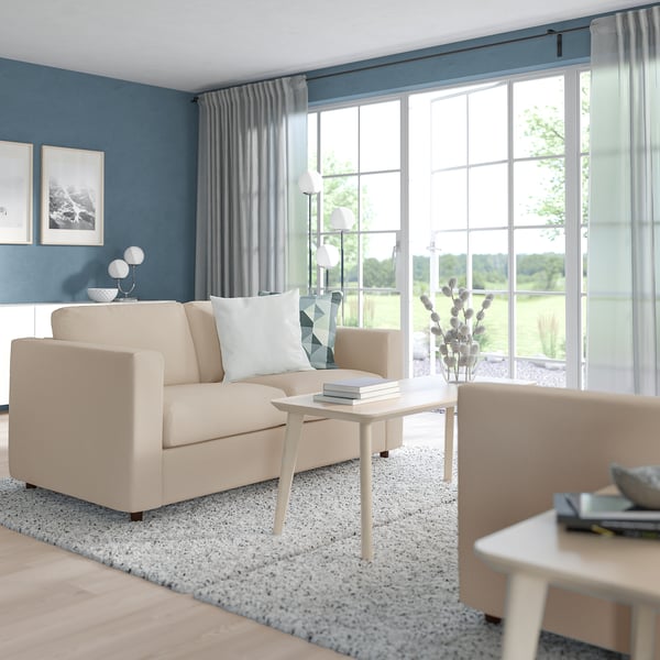 VIMLE Sofa dvosed, Hallarp bež