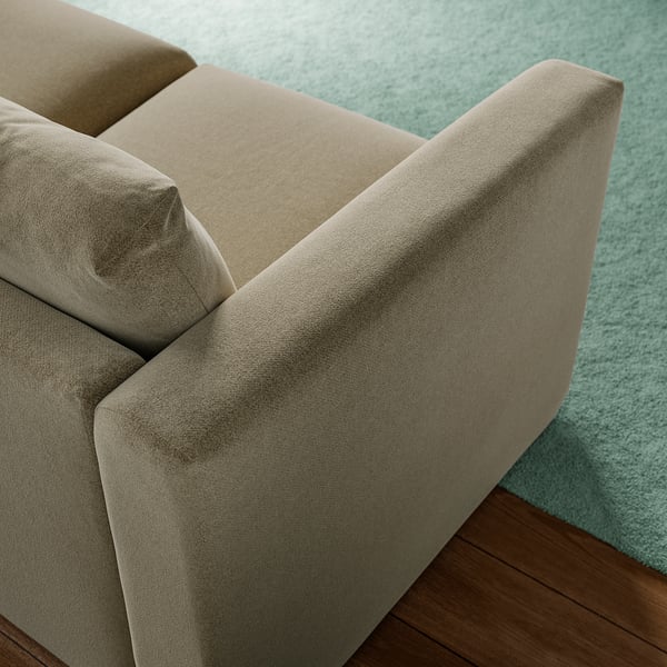 VIMLE Sofa trosed, Johanneshov smeđebež
