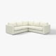 VIMLE Ugaona sofa, 4-sed, Gunnared bež