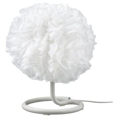 VINDKAST Stona lampa, bela, 26 cm