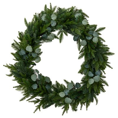 VINTERFINT Veštački venac, unutra/spolja zelena, 90 cm