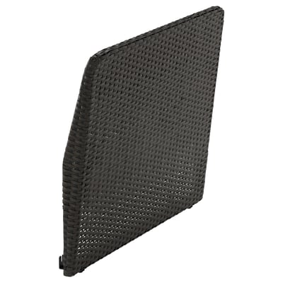 VITTSKÄR Naslon za modularnu sofu, spolja, plastični ratan napolju/tamnosiva