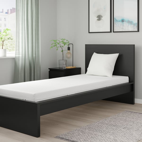 ÅBYGDA مرتبة أسفنجية, متين./أبيض, 90x200 سم