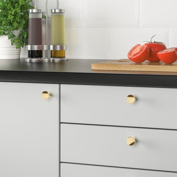BAGGANÄS مقبض, لون نحاسي, 21 مم