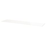 BESTÅ لوح تكسي علوي., لامع أبيض, 180x42 سم