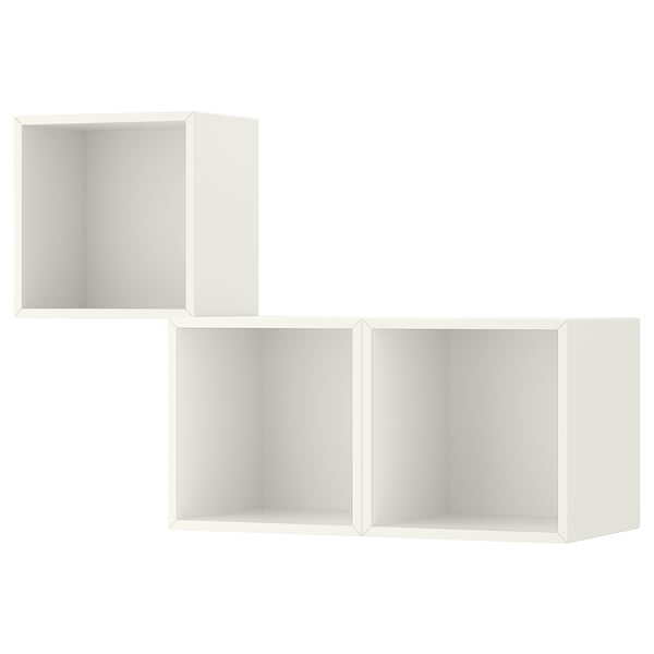 EKET تشكيلة خزانة حائطية, أبيض, 105x35x70 سم