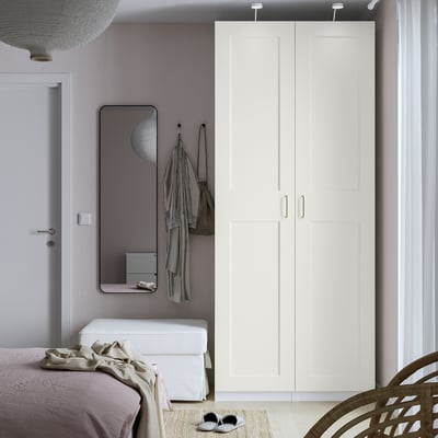 GRIMO باب بمفصلات, أبيض, ‎50x229 سم‏