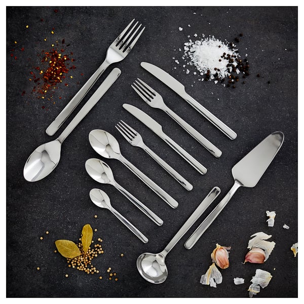 IKEA 365+ طقم أواني مائدة، 4 قطع, ستينلس ستيل