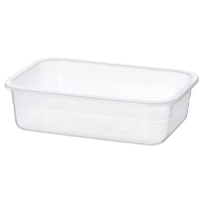 IKEA 365+ حافظة طعام, مستطيل/بلاستيك, 1.0 ل