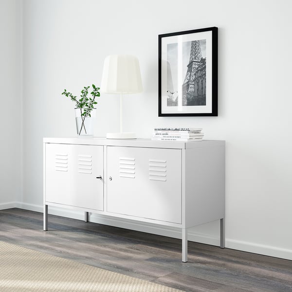 IKEA PS خزانة, أبيض, 119x63 سم