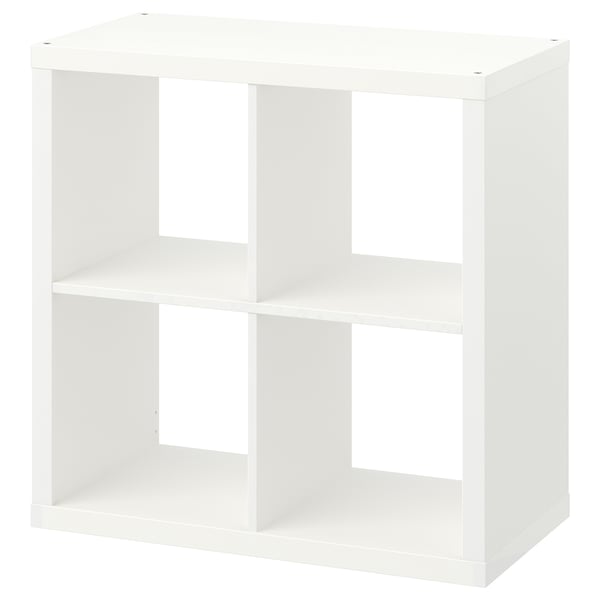 KALLAX وحدة أرفف, أبيض, 77x77 سم