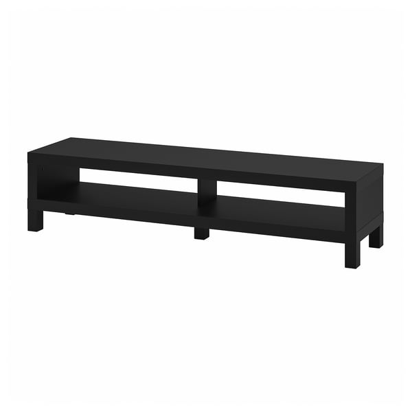LACK طاولة تلفزيون, أسود-بني, 160x35x36 سم