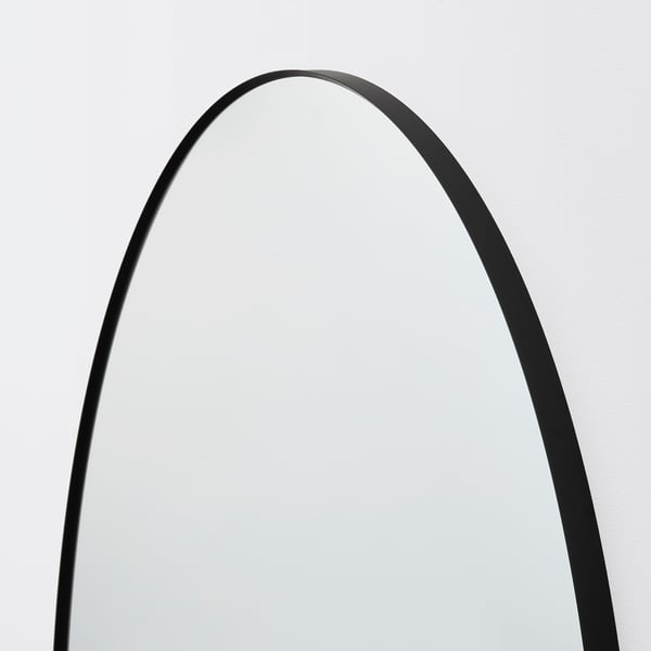 LINDBYN مرآة, أسود, 110 سم