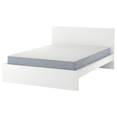 MALM هيكل سرير مع مرتبة, أبيض/Vesteröy صلبة أكثر, 160x200 سم