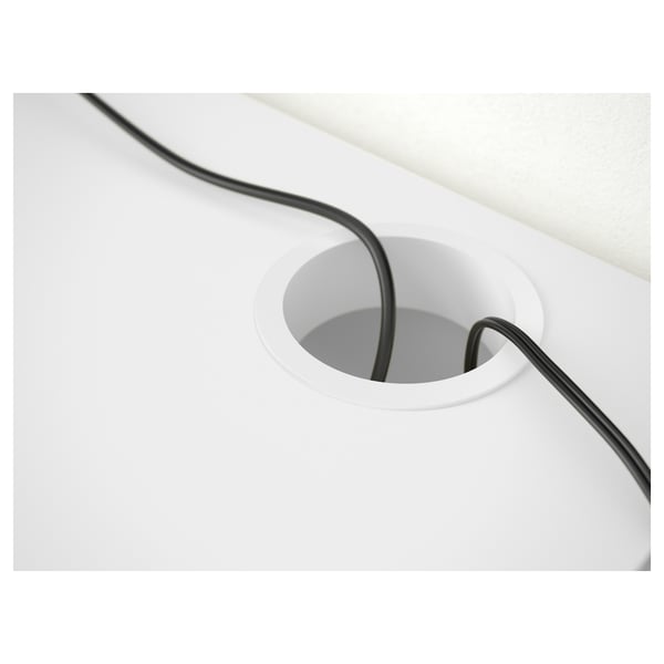 MICKE مكتب, أبيض, 142x50 سم