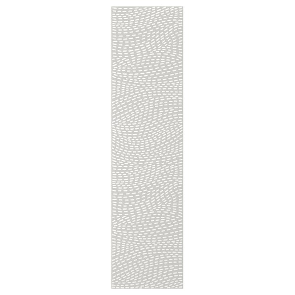 MISTUDDEN باب, رمادي/نقش, 50x195 سم
