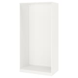 PAX هيكل دولاب ملابس, أبيض, 100x58x201 سم