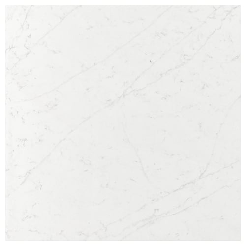 RÅHULT لوحة حائط حسب الطلب, أبيض/رمادي فاتح شكل المرمر/كوارتز, 1 م²x2.0 سم