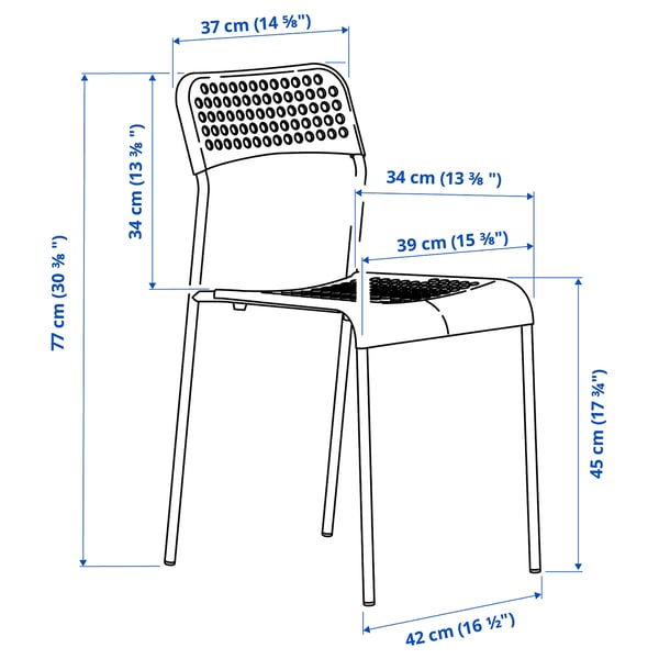 SANDSBERG طاولة و 4 كراسي, أسود أسود/أحمر-بني, 110x67 سم