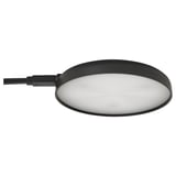 STRIMSÄV مصباح موجّه LED, أسود