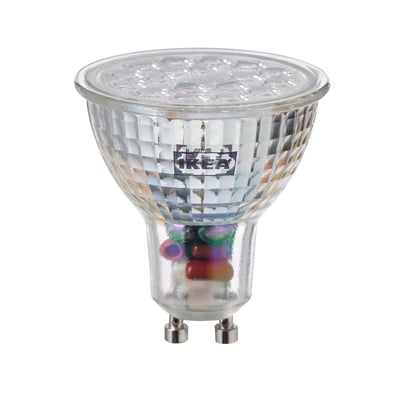TRÅDFRI لمبة LED GU10 345 lumen, ذكي تعتيم لاسلكي/طيف أبيض