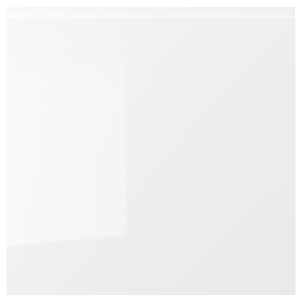 VOXTORP باب, لامع أبيض, 60x60 سم