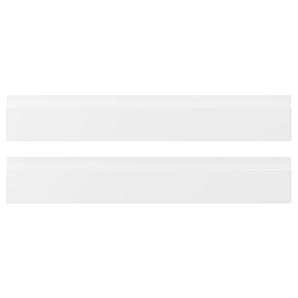 VOXTORP واجهة دُرج, أبيض مطفي, 60x10 سم
