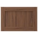 ENKÖPING brown walnut cabinet door, wooden texture, square frame design.