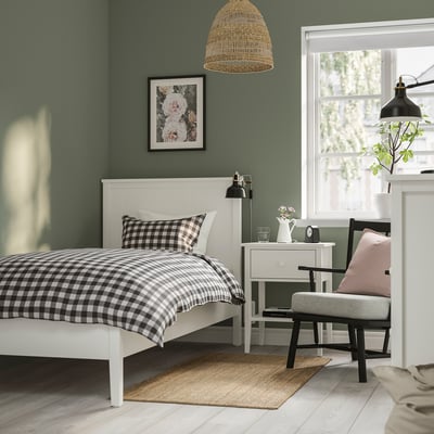 GULLABERG Bed frame, white, 90x200 cm