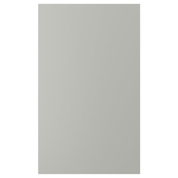 A grey rectangular HAVSTORP kitchen cabinet door, smooth and modern.