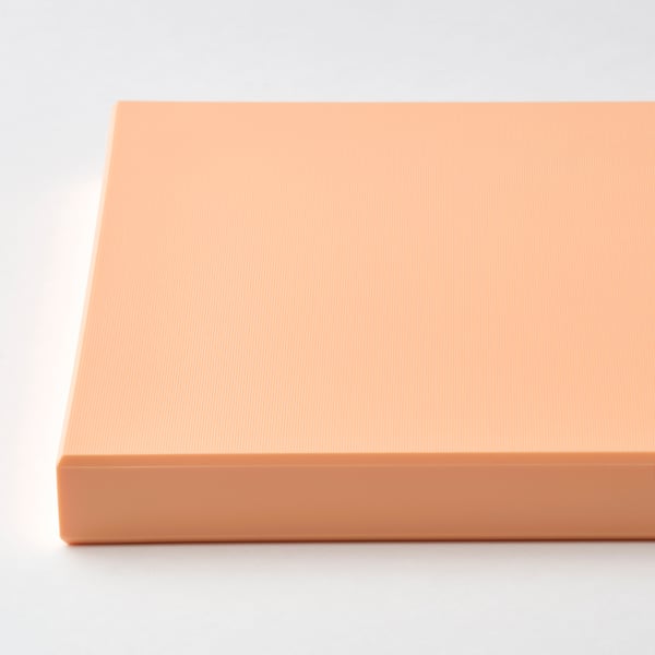 KUSTHOPPARE Chopping board, light orange, 25x17 cm