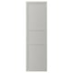 Light grey LERHYTTAN kitchen door with bevelled edges and veneer panel. Classic and traditional design.